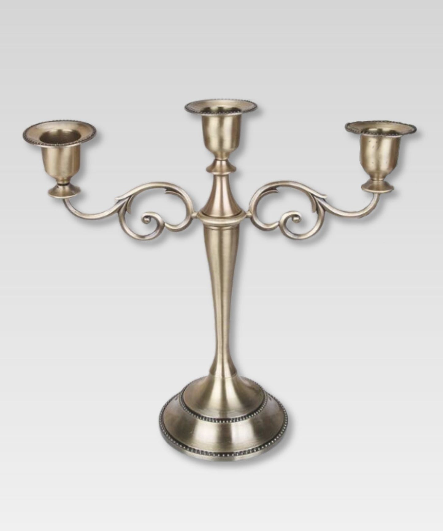Chandelier-Bougeoir en Bronze
