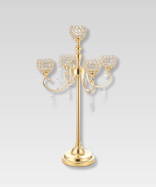 Bougeoir-Chandelier Cristal